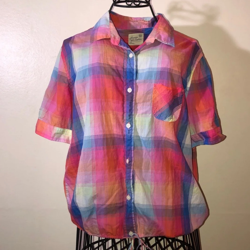 NWOT AE Flannel T-Shirt